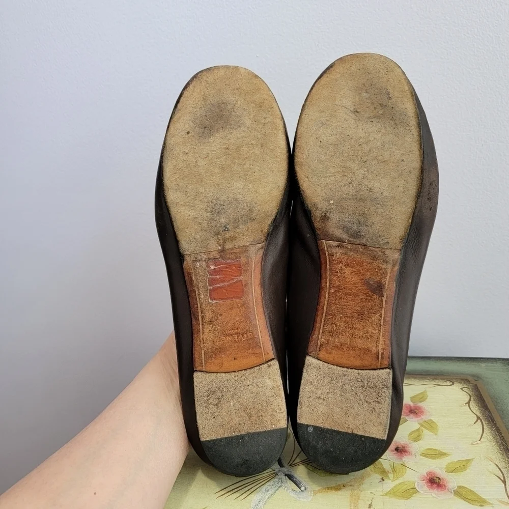 Givenchy Dark Brown Leather Loafers - Picture 4 of 10